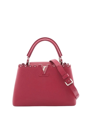 Louis Vuitton Pre-Owned 2017 Taurillon Capucines BB satchel - Red