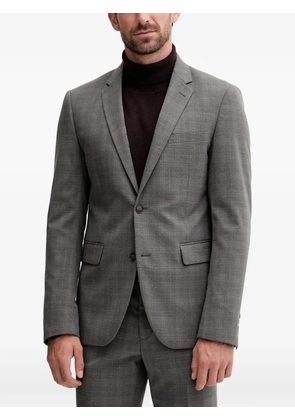 Lindbergh check button suit - Grey