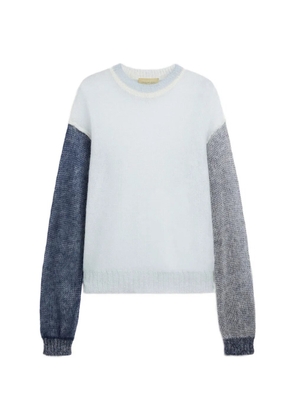 Momoni colour-block ribbed sweater - Blue