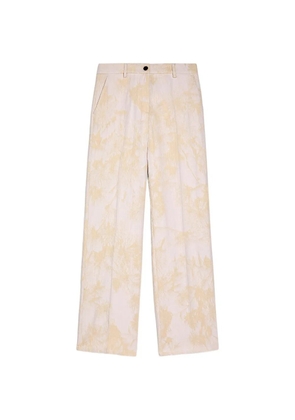 Momoni Milton jacquard denim trousers - Neutrals