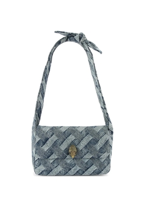 Kurt Geiger London Kensington Knot eagle-head-embellished shoulder bag - Blue