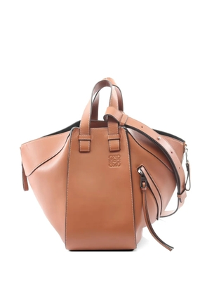 Loewe Pre-Owned 2010s small Hammock leather tote bag - Neutrals