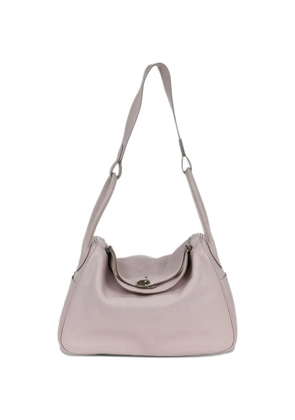 Hermès Pre-Owned 2007 34 Lindy leather shoulder bag - Purple