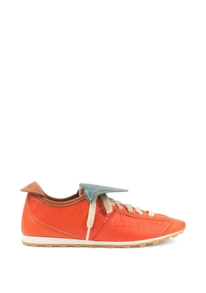 Jacquemus Tennis leather sneakers - Orange