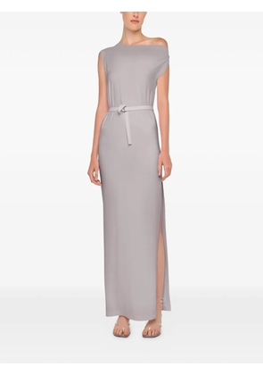 Norma Kamali drop shoulder long dress - Grey