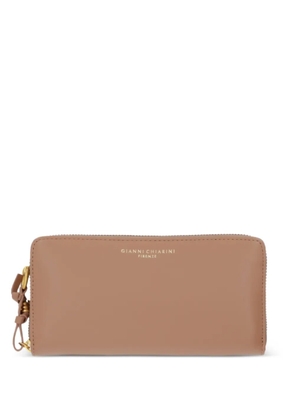 GIANNI CHIARINI zip pendant wallet - Brown