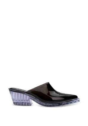Melissa pointed-toe texas mules - Black