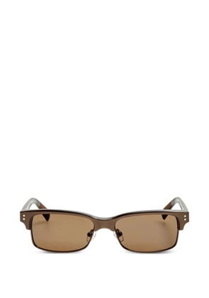 Jacquemus rectangle sunglasses - Brown
