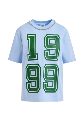 Essentiel Antwerp Jisos number-print T-shirt - Blue