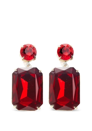 Carolina Herrera crystal Riviere drop earrings - Gold