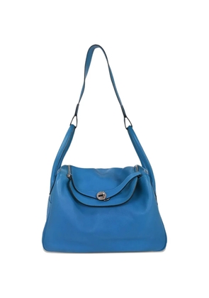 Hermès Pre-Owned 2016 34 Lindy leather shoulder bag - Blue