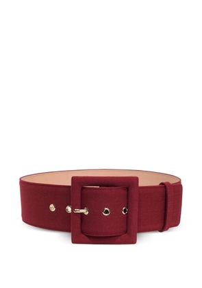 Carolina Herrera faille Icon belt - Red