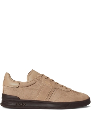 Polo Ralph Lauren suede trim aera trainers - Brown