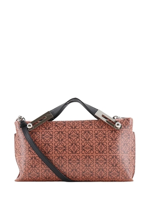 Loewe Pre-Owned 2010-2025 Small Repeat Anagram Leather Missy satchel - Pink