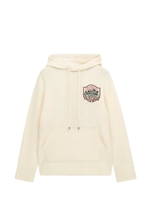 AMIRI logo-embroidery hoodie - Neutrals