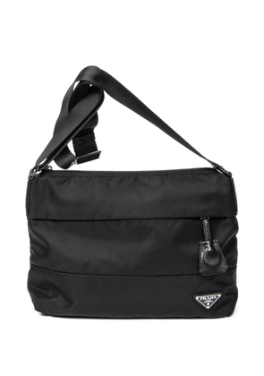 Prada Pre-Owned panelled shoulder bag - Black