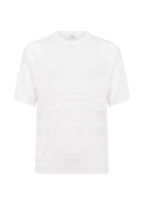 Laneus knitted T-shirt - White