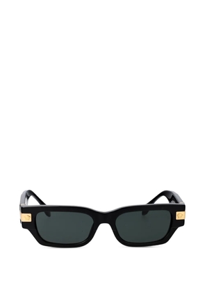 Versace medusa-embellishment sunglasses - Black