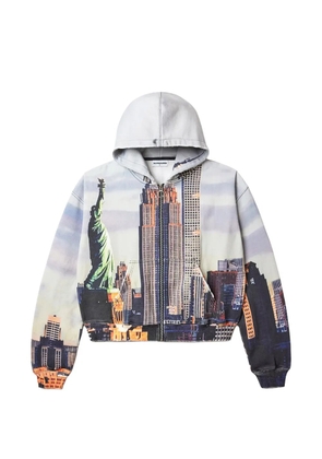 Vale skyline zip hoodie - Grey