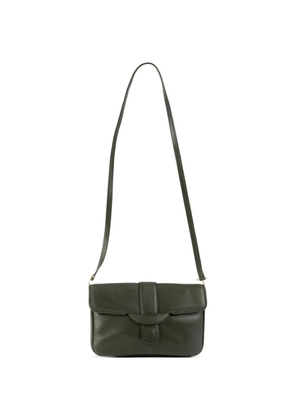 Celine Pre-Owned 1980s leather shoulder bag - Green