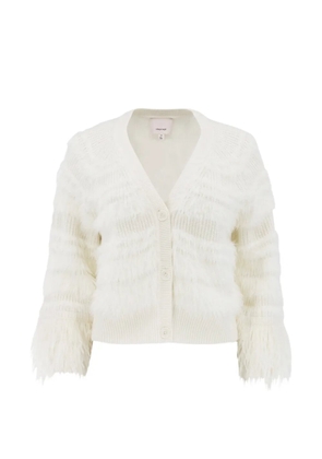 Cinq A Sept fringed-detail cardigan - Neutrals
