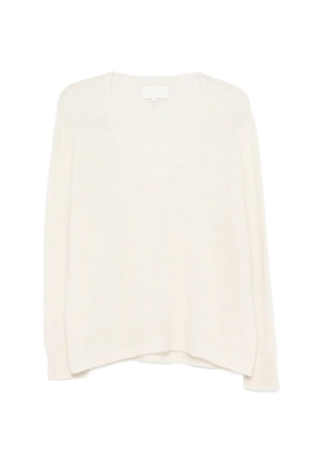BOMPARD V-neck long-sleeve sweater - Neutrals