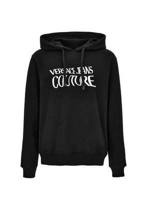 Versace Jeans Couture logo-print hoodie - Black
