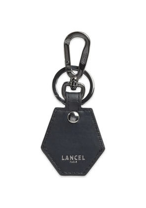 Lancel Airtag smooth leather keyring - Black