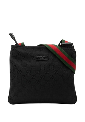 Gucci Pre-Owned 2000-2015 GG Canvas Web crossbody bag - Black