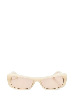 Jacquemus rectangle sunglasses - Neutrals