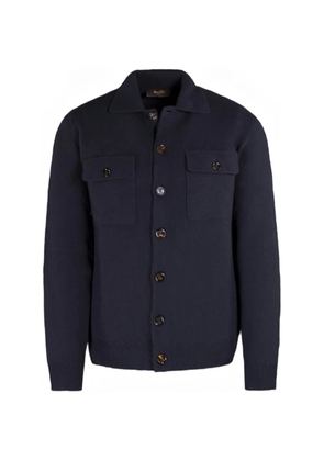 Moorer Allyn buttoned patch-pocket cardigan - Red