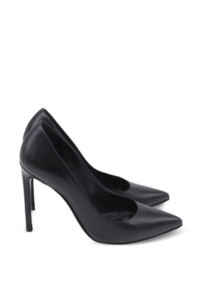 Saint Laurent Pre-Owned Anja pointed-toe leather pumps - Black