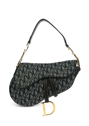 Christian Dior Pre-Owned 2001 Trotter saddle handbag - Blue