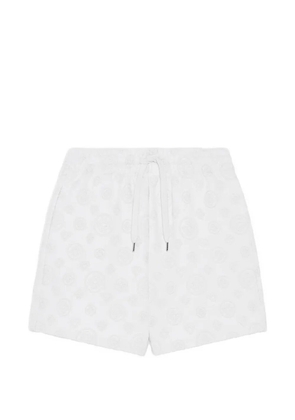 Casablanca monogram cotton shorts - White