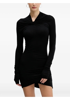 Rick Owens Lilies Kairo long-sleeve mini dress - Black
