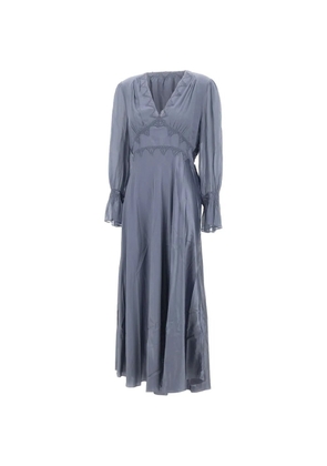 Rixo Arlena V-neck midi dress - Blue