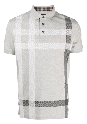 Barbour checked polo shirt - Grey