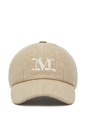 Max Mara logo-embroidered baseball cap - Neutrals
