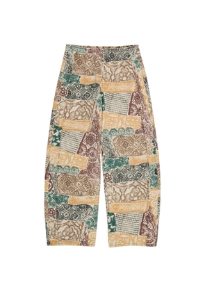 Bimba y Lola graphic-print trousers - Neutrals