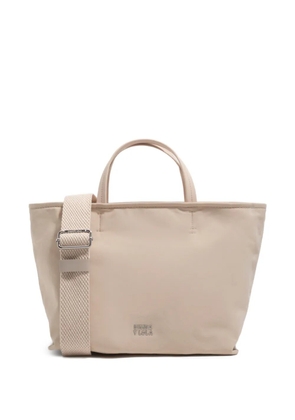 Bimba y Lola medium logo-detail tote bag - Neutrals