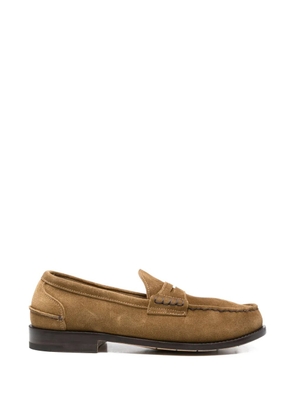 Premiata suede penny loafers - Brown