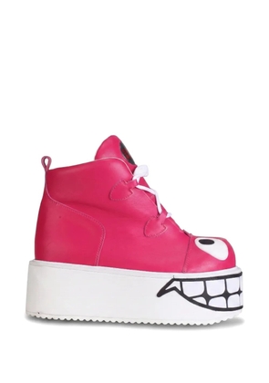 SWEAR Smiley leather boots - Pink