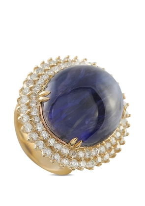 LB Exclusive diamond iolite ring - Gold