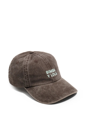 Bimba y Lola lettering baseball cap - Brown