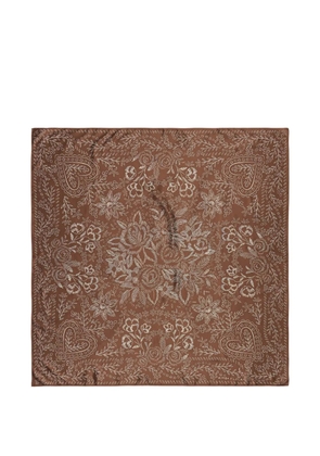 Bimba y Lola floral scarf - Brown