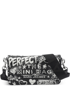 Marc Jacobs mini Punk Scribble leather crossbody bag - Black