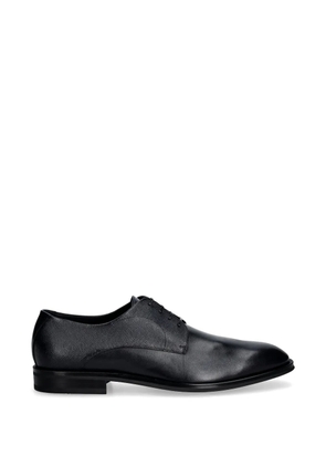 BOSS leather derby shoes - Black