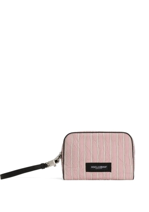 Dolce & Gabbana Froissé fabric handbag - Pink