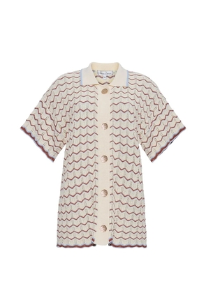 Cara Cara Hayes zigzag shirt - Neutrals