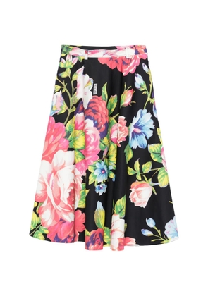 Moschino floral skirt - Black